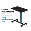 Economizando espaço para cima e para baixo na mesa pneumática de altura ajustável mesa para laptop para mesa ou mesa lateral exagerada