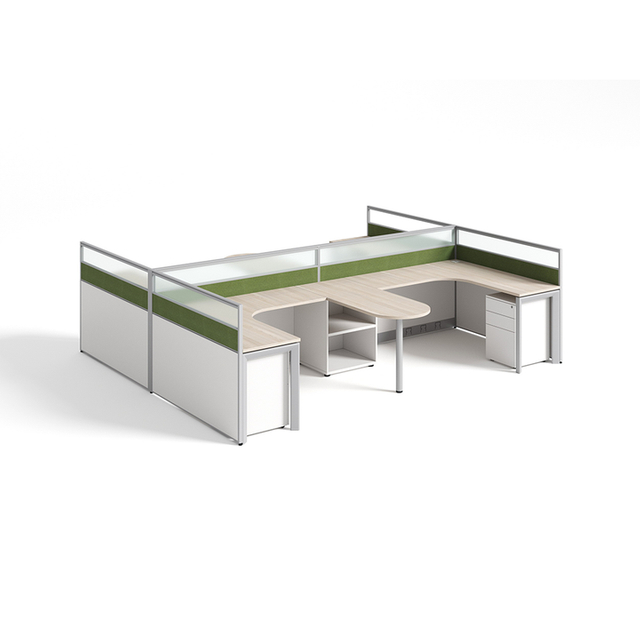 Combinação profissional Combinação de pessoal único mesa de computador com mesa de móveis de gabinete mesa de móveis