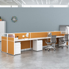 Direto de Factory Wooden Painel Furniture Computer Desk One Senter Staff, mesa de escritório