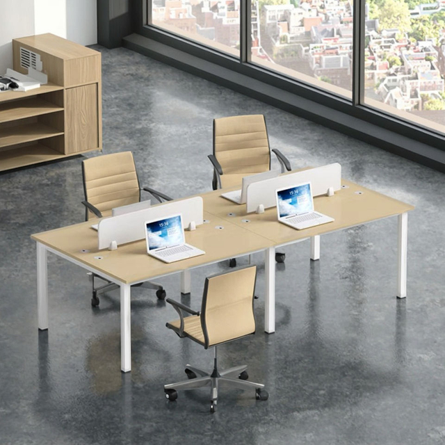 Projetos para aprimorar seu espaço de trabalho profissional, mesa de escritório contemporânea