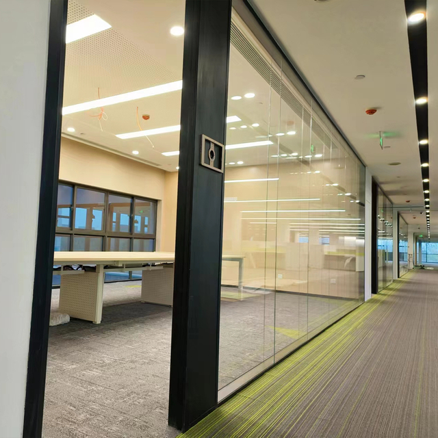 Ambientalmente amigável, seguro de chama-chama-retardante, que absorve o calor, insultando calor, à prova de poeira, particionamento de vidro com portas