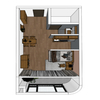 Altura personalizada minimalista de lavanderia de madeira lavadora de lavanderia prateleira de armazenamento para espaços compactos