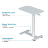Descendência versátil para cima e para baixo para pequenos espaços com mecanismo de elevação pneumática ideal para mesa de pé ou mesa lateral compacta