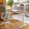 Motivo suave Solução de escritório em casa Descendo a mesa elétrica ergonômica ajustável em altura para sentar trabalho em casa trabalho