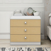 Minimalista Bedroom Mesa de cabeceira moderna elegante para pequenos espaços