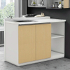 Tamanho personalizado Solução moderna de armazenamento de apartamentos armário de cozinha minimalista
