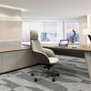 Design elegante estofamento de luxo executivo de negócios Cadeira giratória de couro para escritórios corporativos