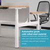 AUTO E PARTILHA E RECENDO ELECTRIC TRÊS SEÇÃO ALTURA ATUALIZÁVEL DE TRABALHO COM QUATRO MOTORS DESIGN DOA