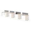 Fabricante de saída de fábrica personalizável Design de escritório moderno Design de estação de trabalho modular