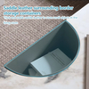 Sala de escritório Faux Marble Top Seldle Couro Standing Storage Função de aço inoxidável
