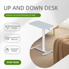 Descendência versátil para cima e para baixo para pequenos espaços com mecanismo de elevação pneumática ideal para mesa de pé ou mesa lateral compacta