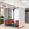POD de privacidade instantânea para o Open Space Office apresenta poder de ventilação e luz LED para sessões de trabalho sem costura