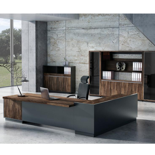 Manager de móveis personalizado CEO Tabela de escritório de chefes de luxo Mesa de gerenciamento executivo moderno