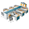 Direto de Factory Wooden Painel Furniture Computer Desk One Senter Staff, mesa de escritório